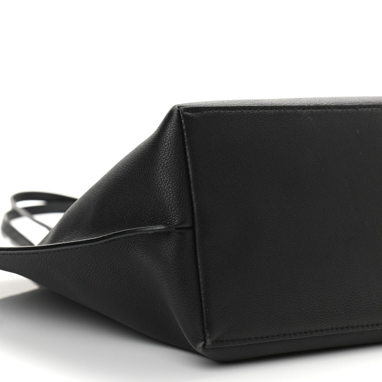 Calfskin Lockme Go Tote Black