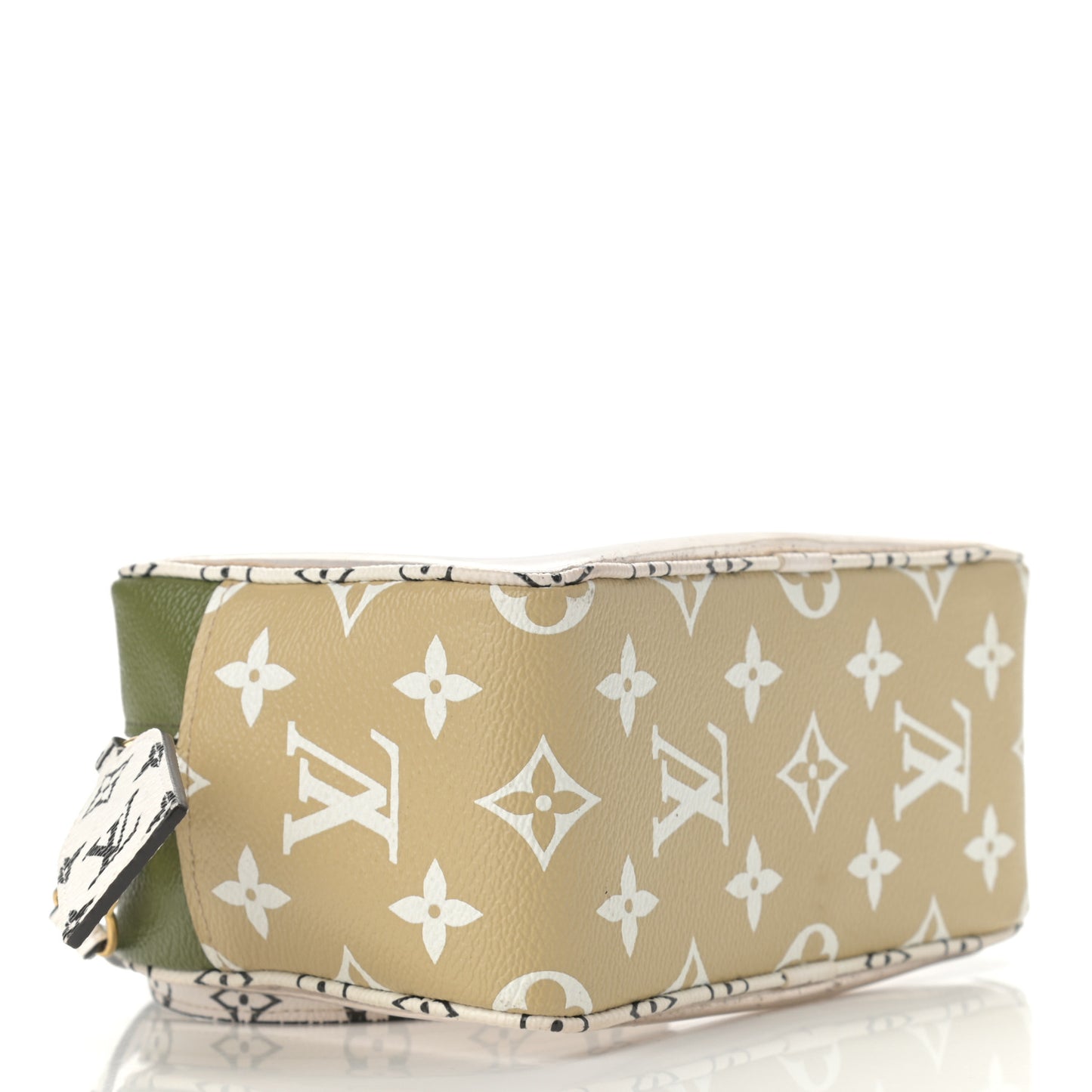 Monogram Giant Beach Pouch Kaki