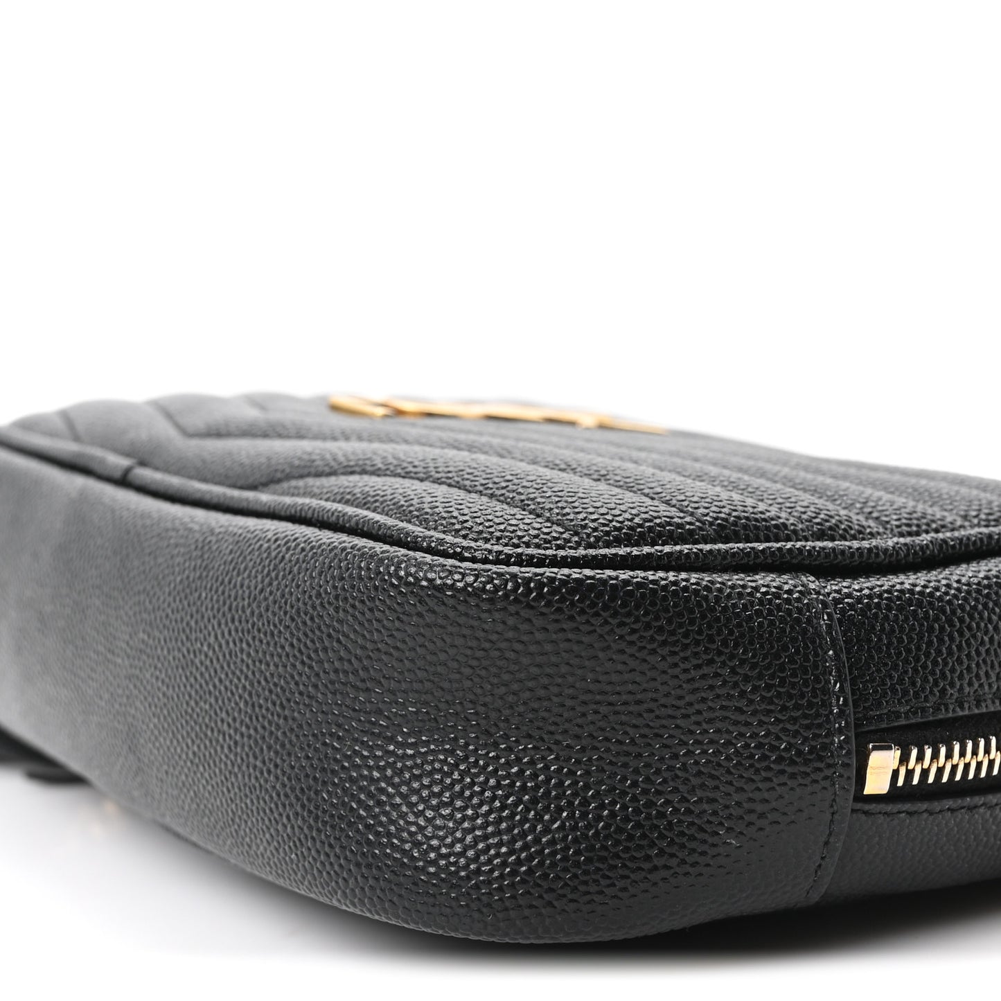 Grain De Poudre Matelasse Monogram Mini Lou Camera Bag Black