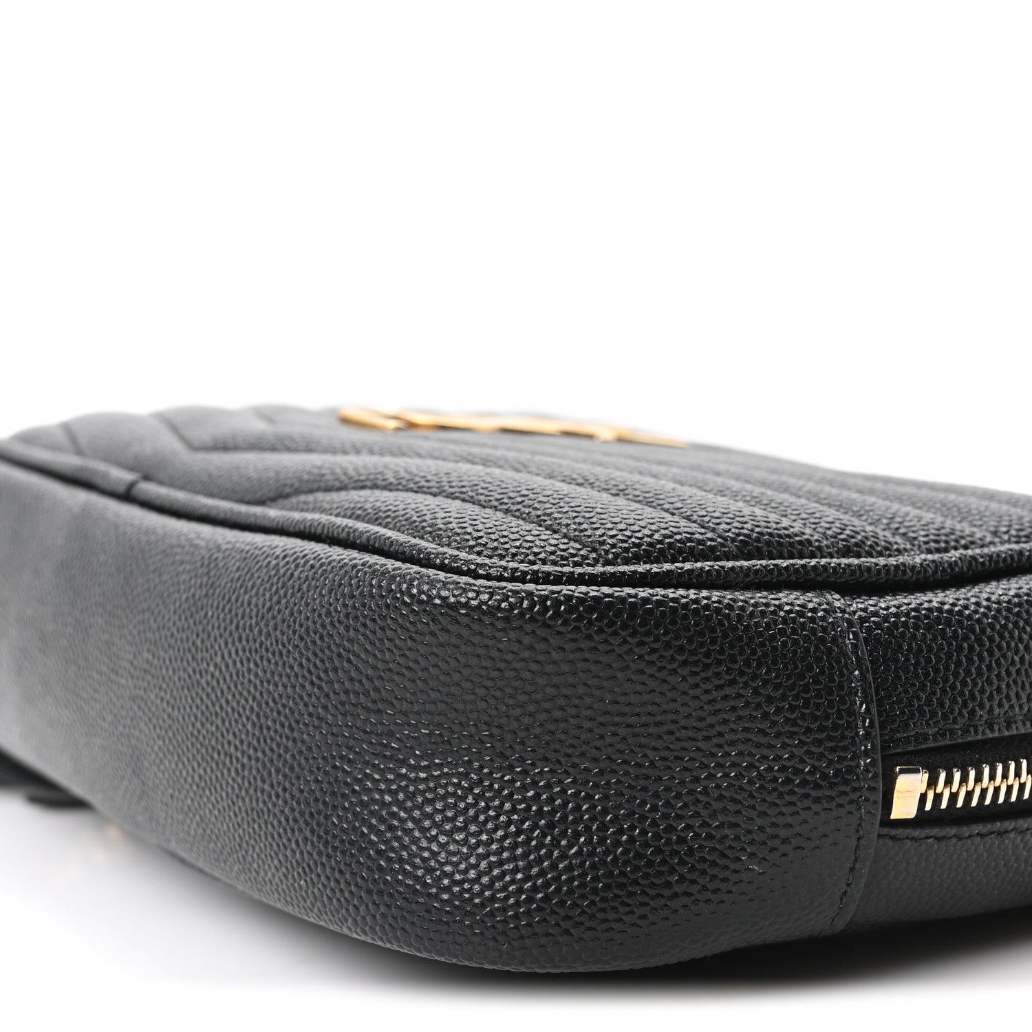 Saint Laurent Grain De Poudre Matelasse Monogram Mini Lou Camera Bag Black 10 of 10