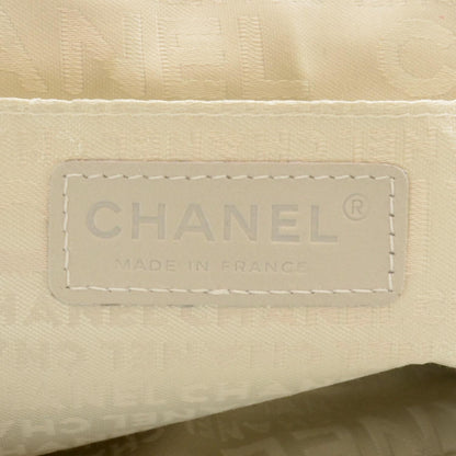 Chanel Lambskin Chain Fringe Handbag White 4 of 6