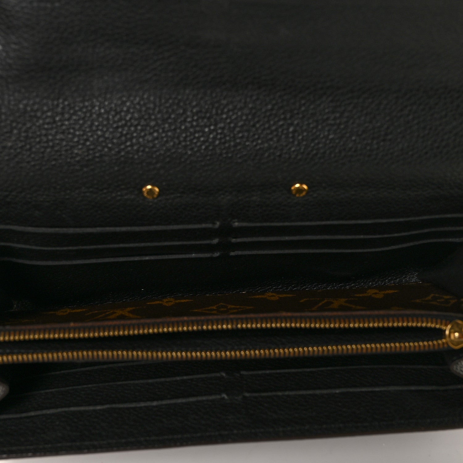 Louis Vuitton Monogram Pallas Wallet Black 5 of 9