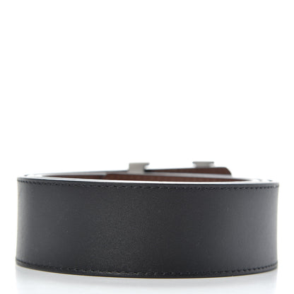 Louis Vuitton Calfskin 40mm LV Pyramide Reversible Belt 95 38 Black 2 of 5