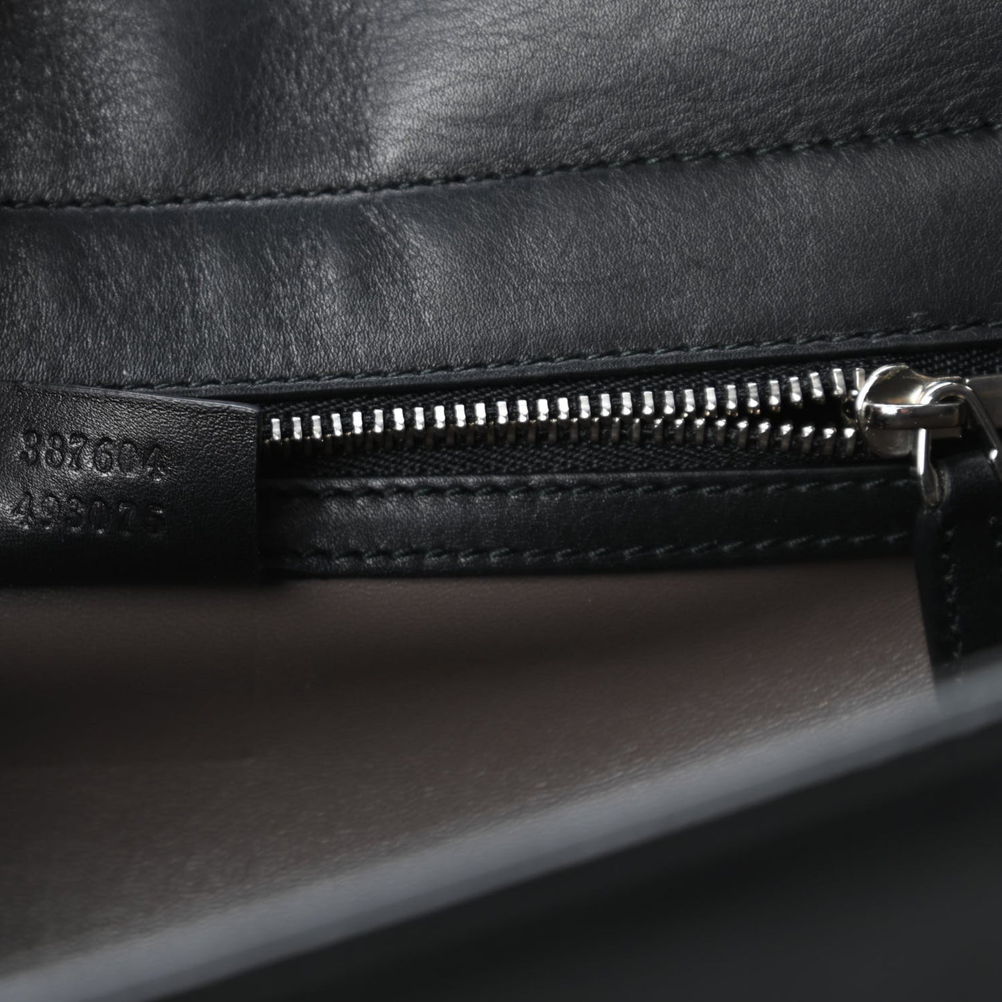 Moon Calfskin Medium Interlocking G Shoulder Bag Black