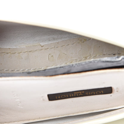 Louis Vuitton Patent Calfskin Oxford Loafers 36.5 White 11 of 15