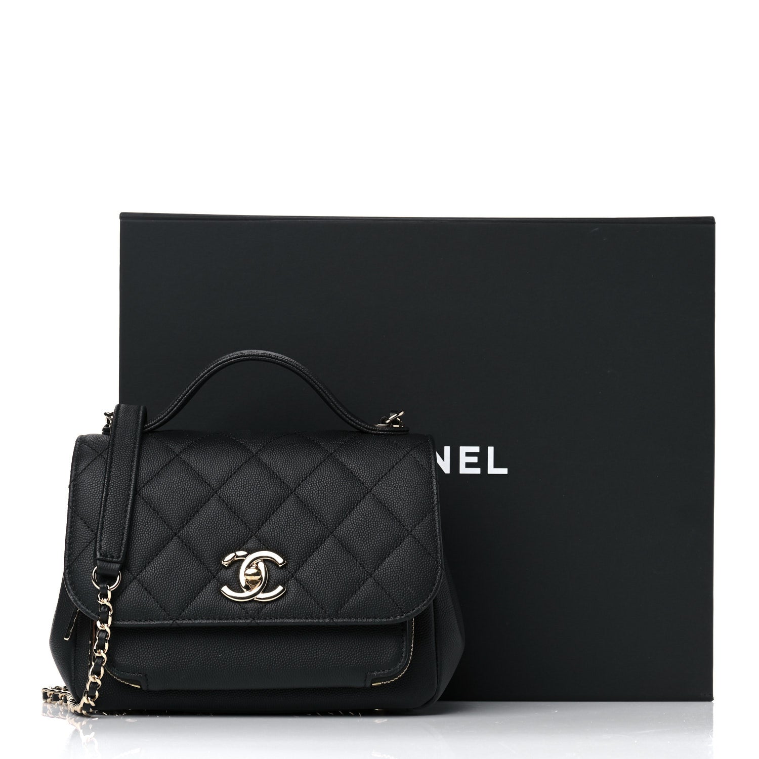 Chanel Caviar Quilted Small Business Affinity Flap Black 20 of 20
