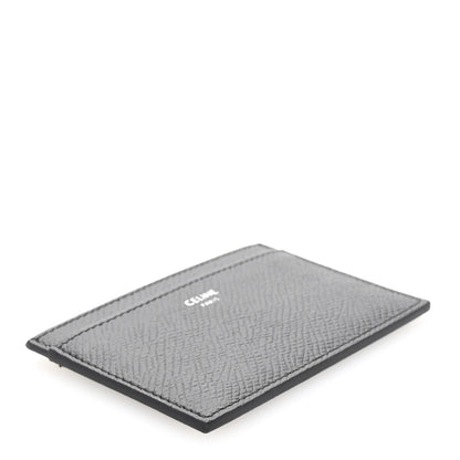 Celine Grained Calfskin Card Holder Black 4 of 8