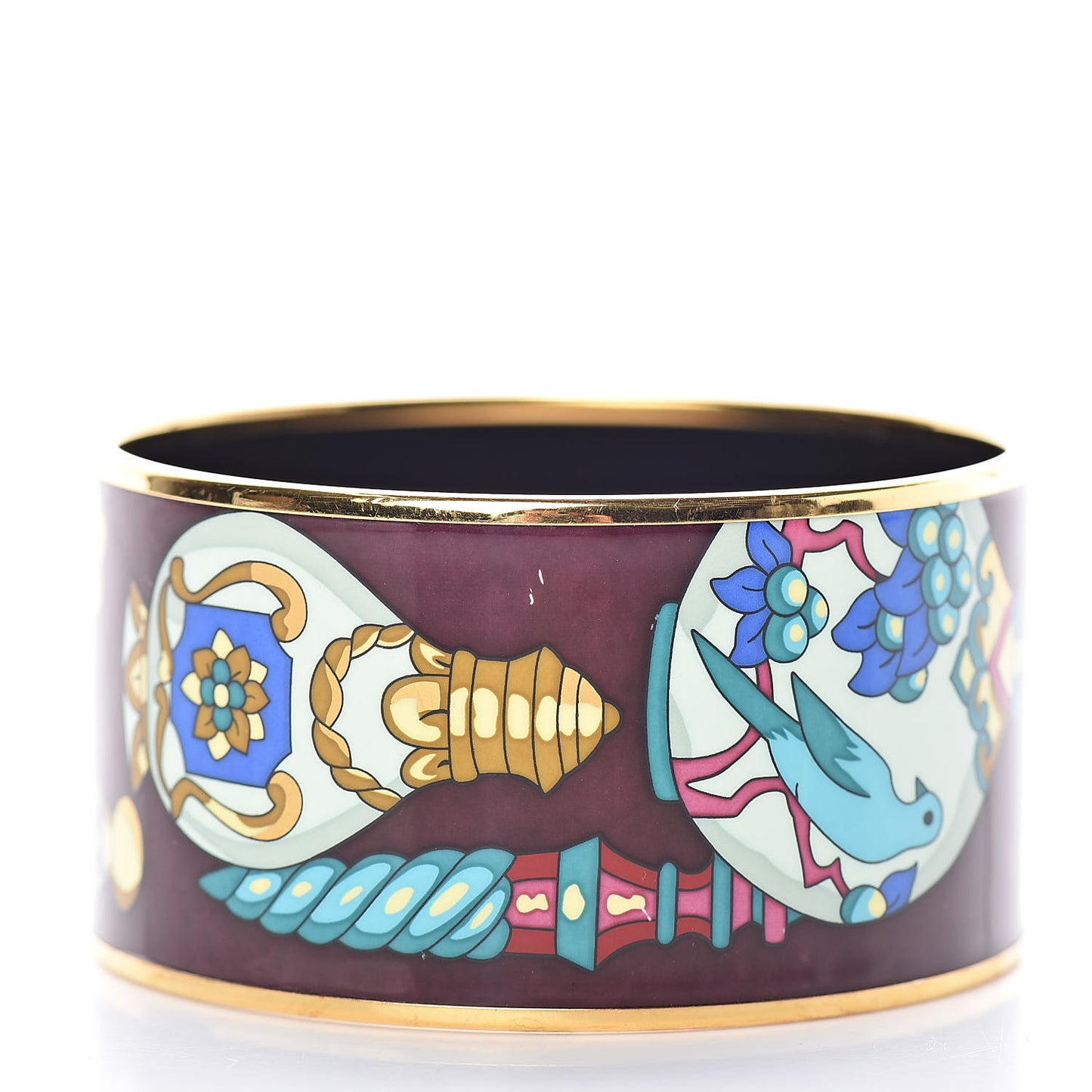Enamel Printed Qu' Importe Le Falcon Extra Wide Bracelet 70