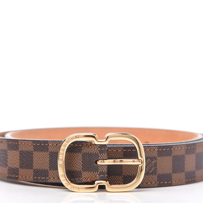 Louis Vuitton Damier Ebene Mini 25mm Belt 75 30 6 of 7