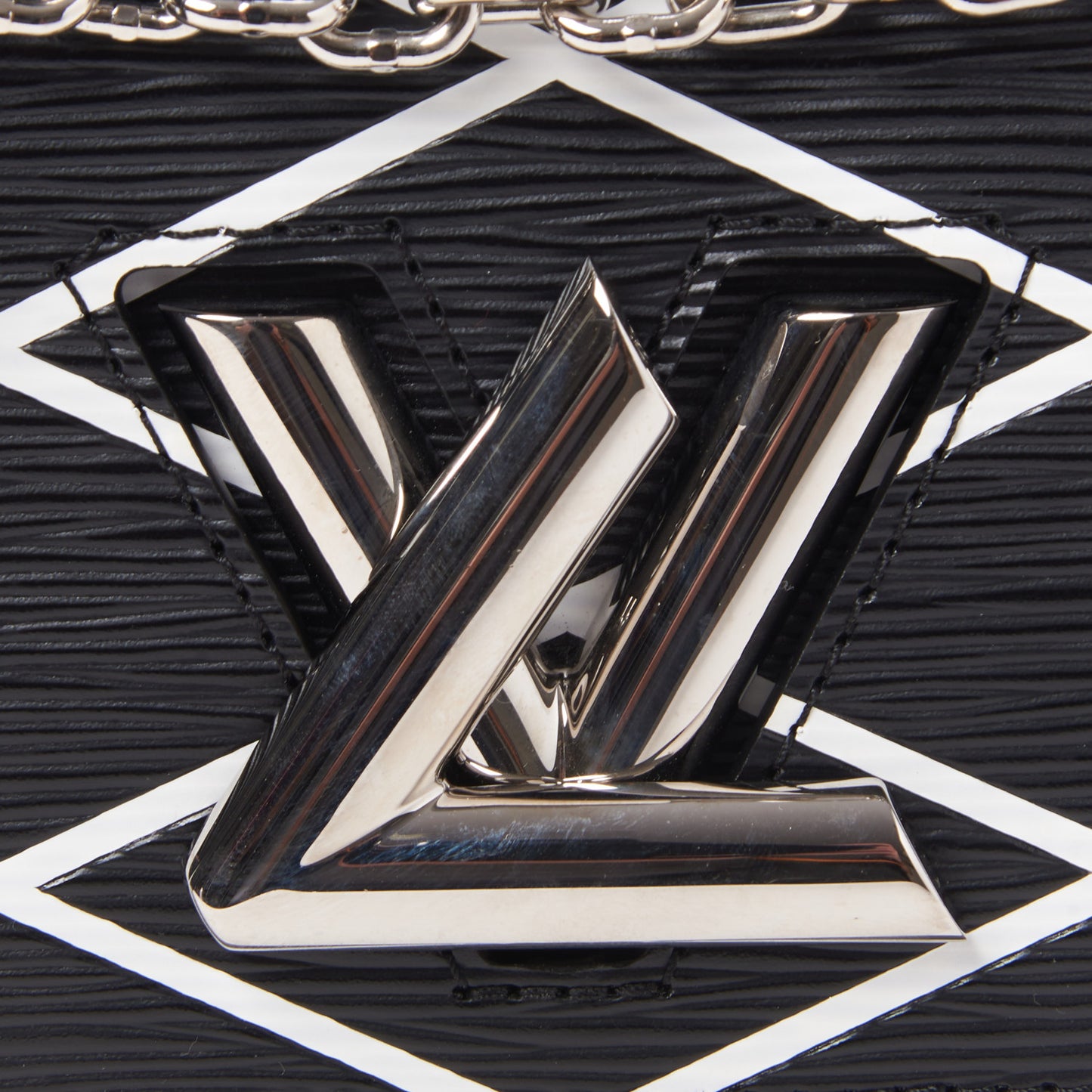 Epi Malletage Twist Shoulder Bag PM Black