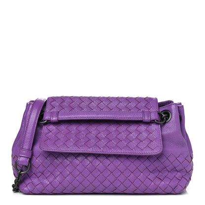Bottega Veneta Madras Goatskin Intrecciato Small Shoulder Corot 1 of 14