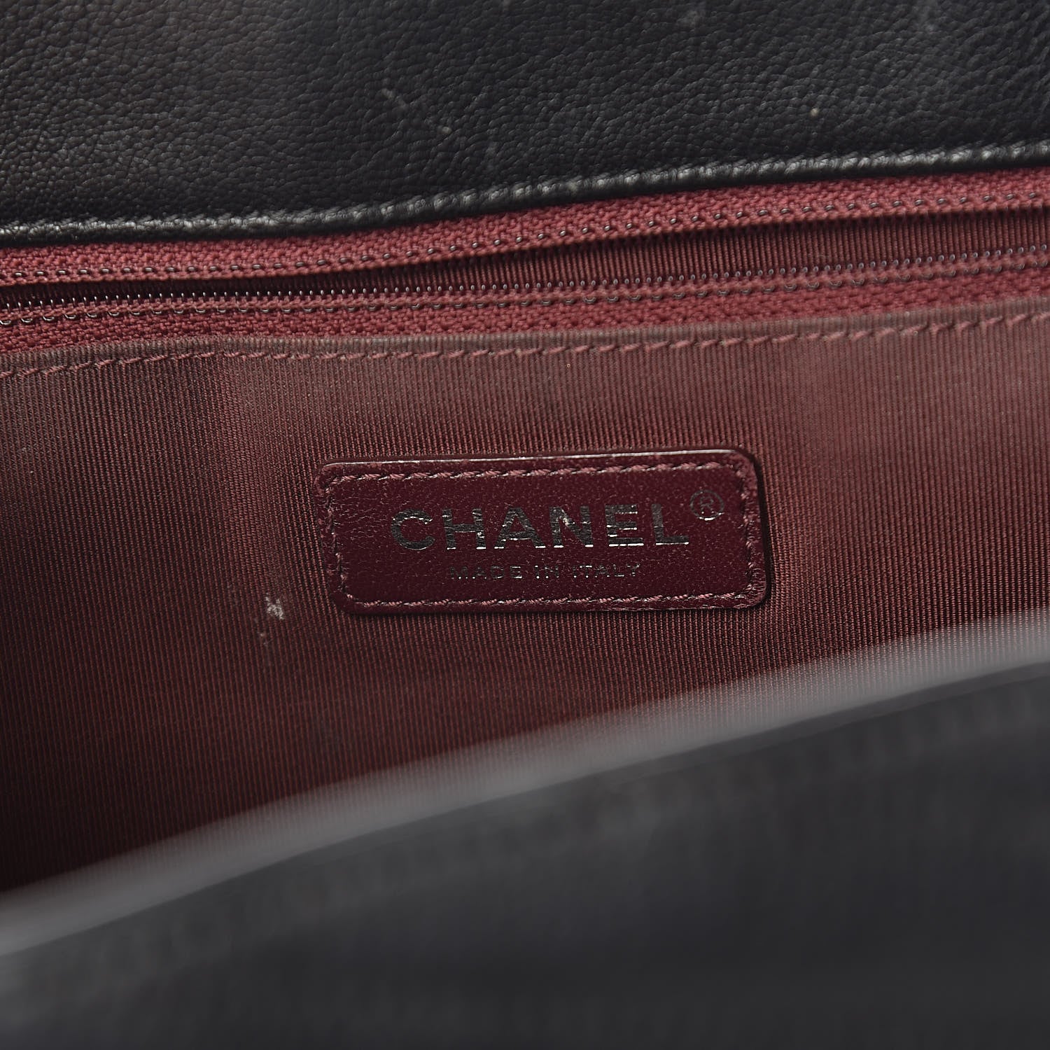 Chanel Shiny Goatskin Chevron Quilted Large Gabrielle Shopping Tote Black 6 of 18