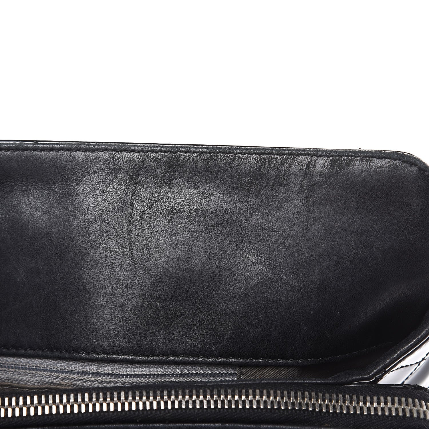 Chanel Vinyl Lipstick Ligne Tote Black 12 of 17