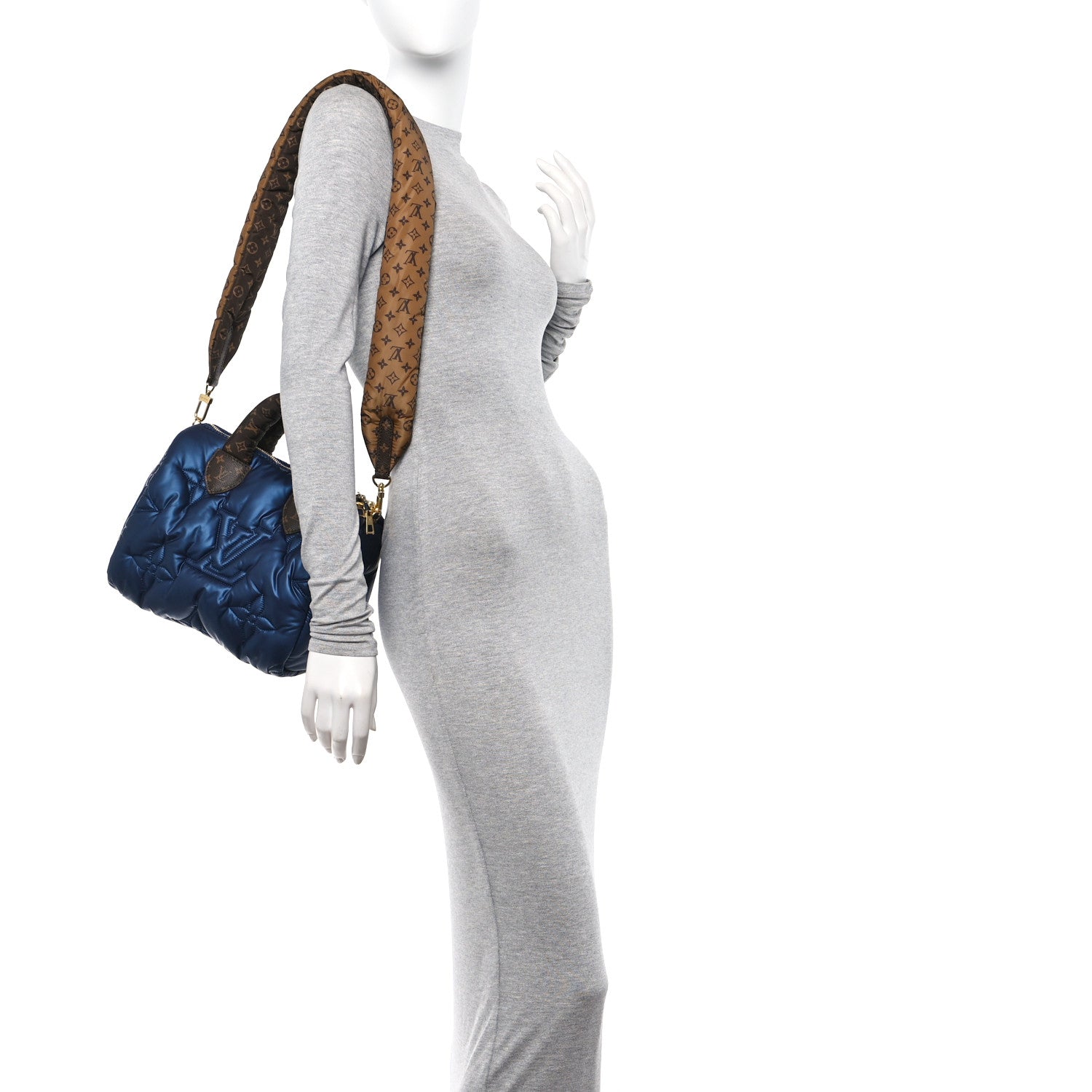 Louis Vuitton Econyl Mini Monogram Pillow Speedy Bandouliere 25 Navy 2 of 9