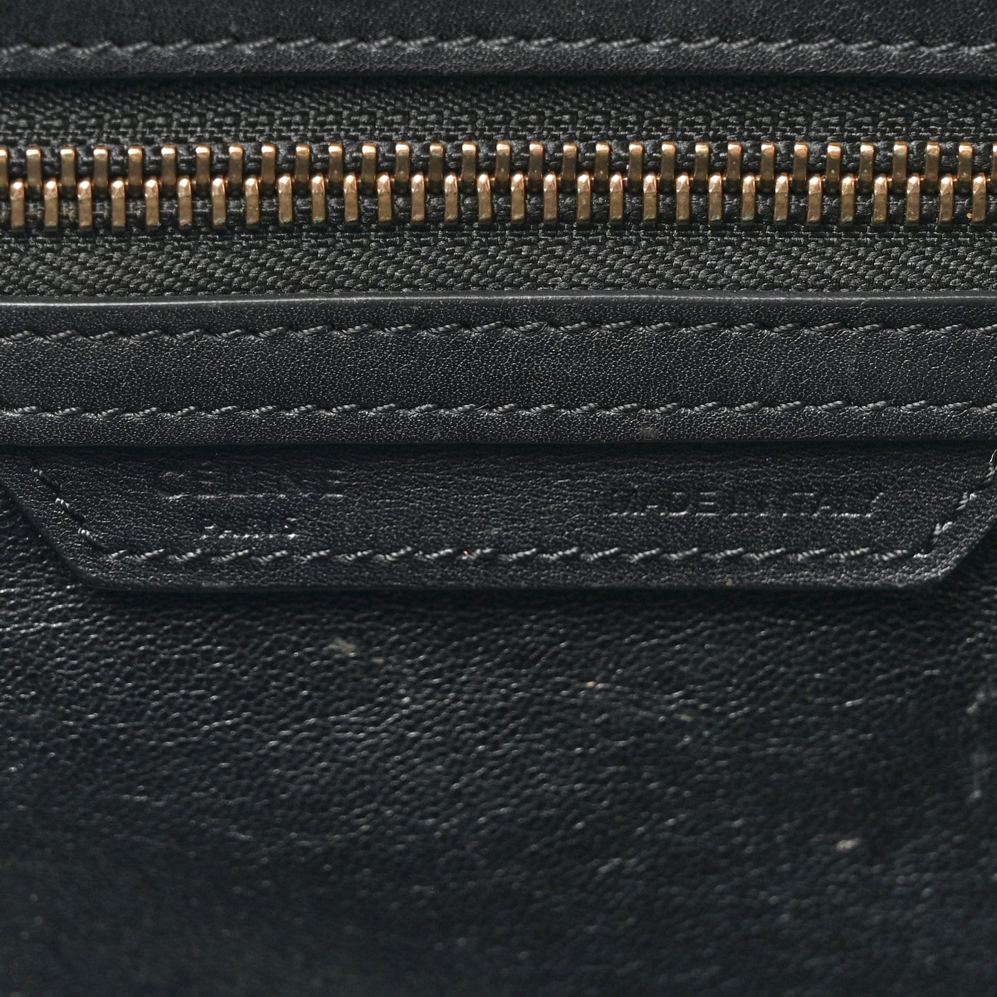 Smooth Calfskin Mini Luggage Black