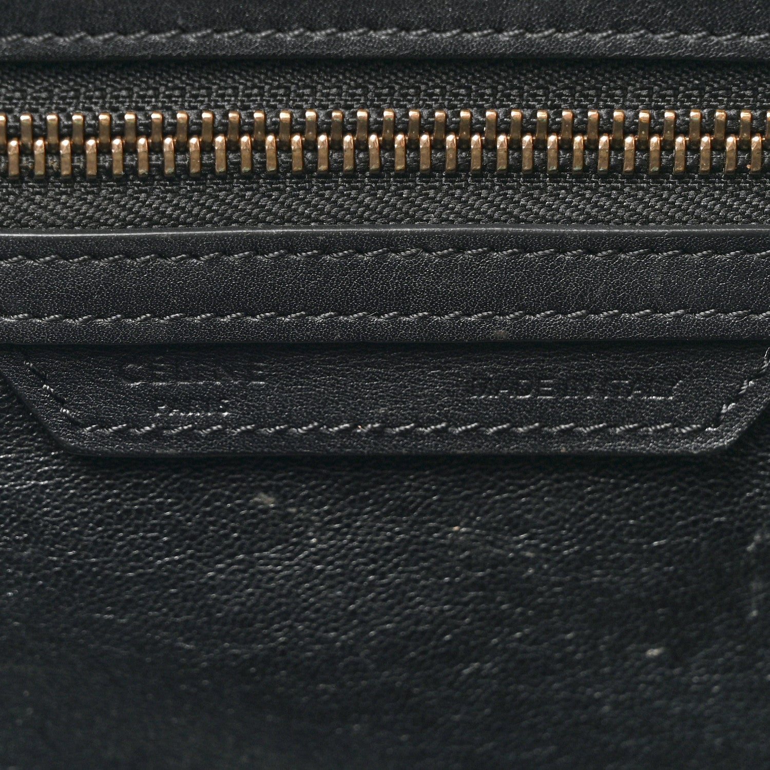 Celine Smooth Calfskin Mini Luggage Black 6 of 19