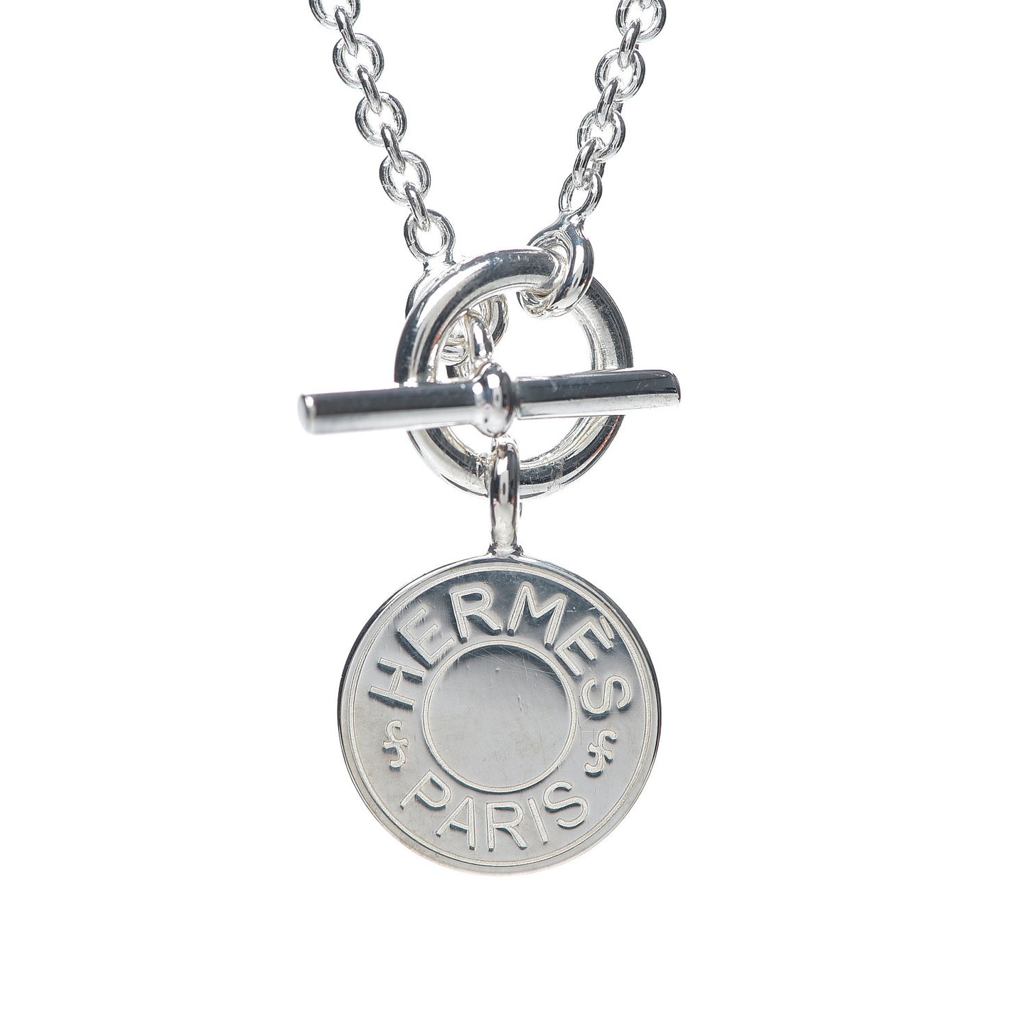 Sterling Silver Amulettes H Confettis Pendant Necklace