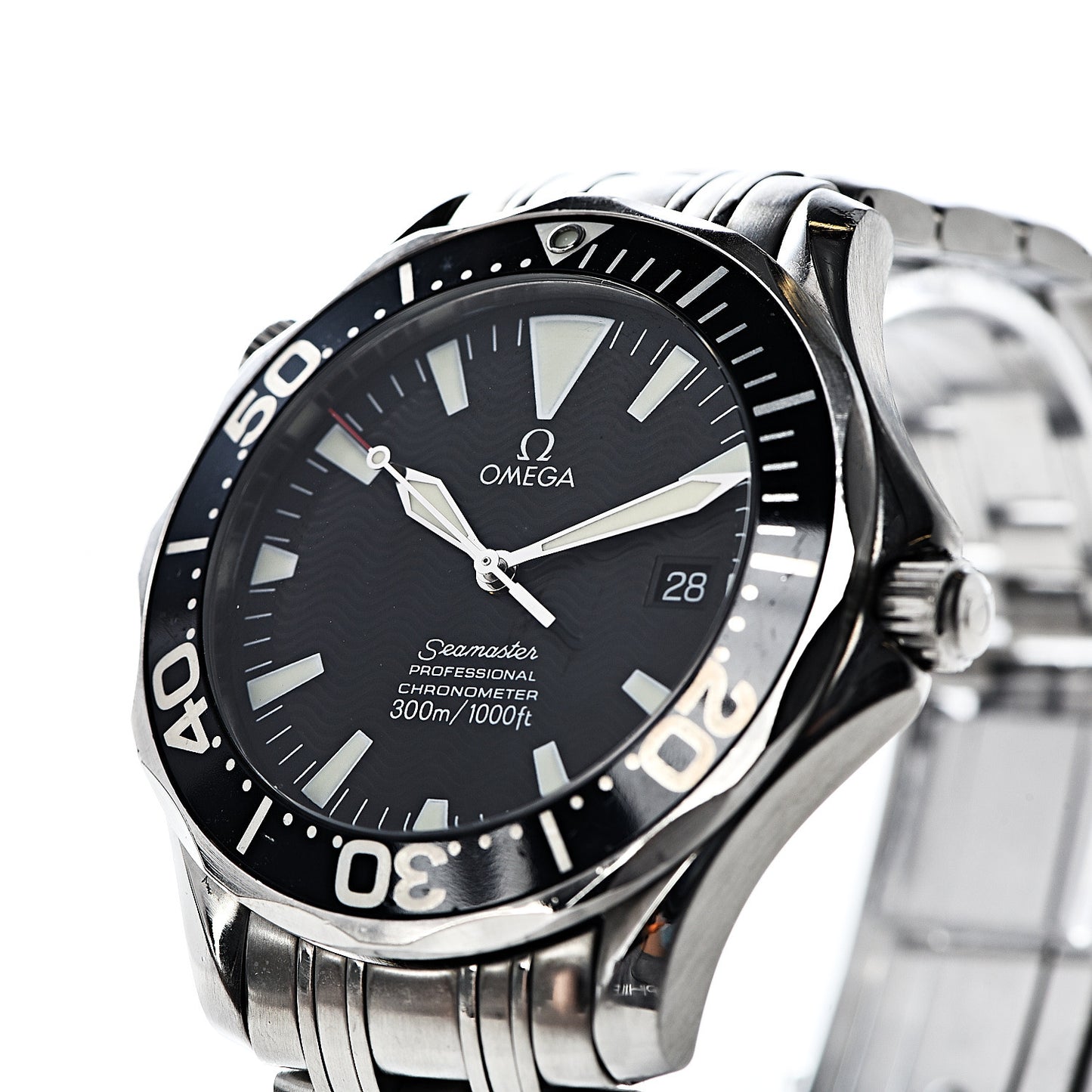 Stainless Steel 42mm Seamaster Professional Chronometer Automatic Watch Black 2054.50.00