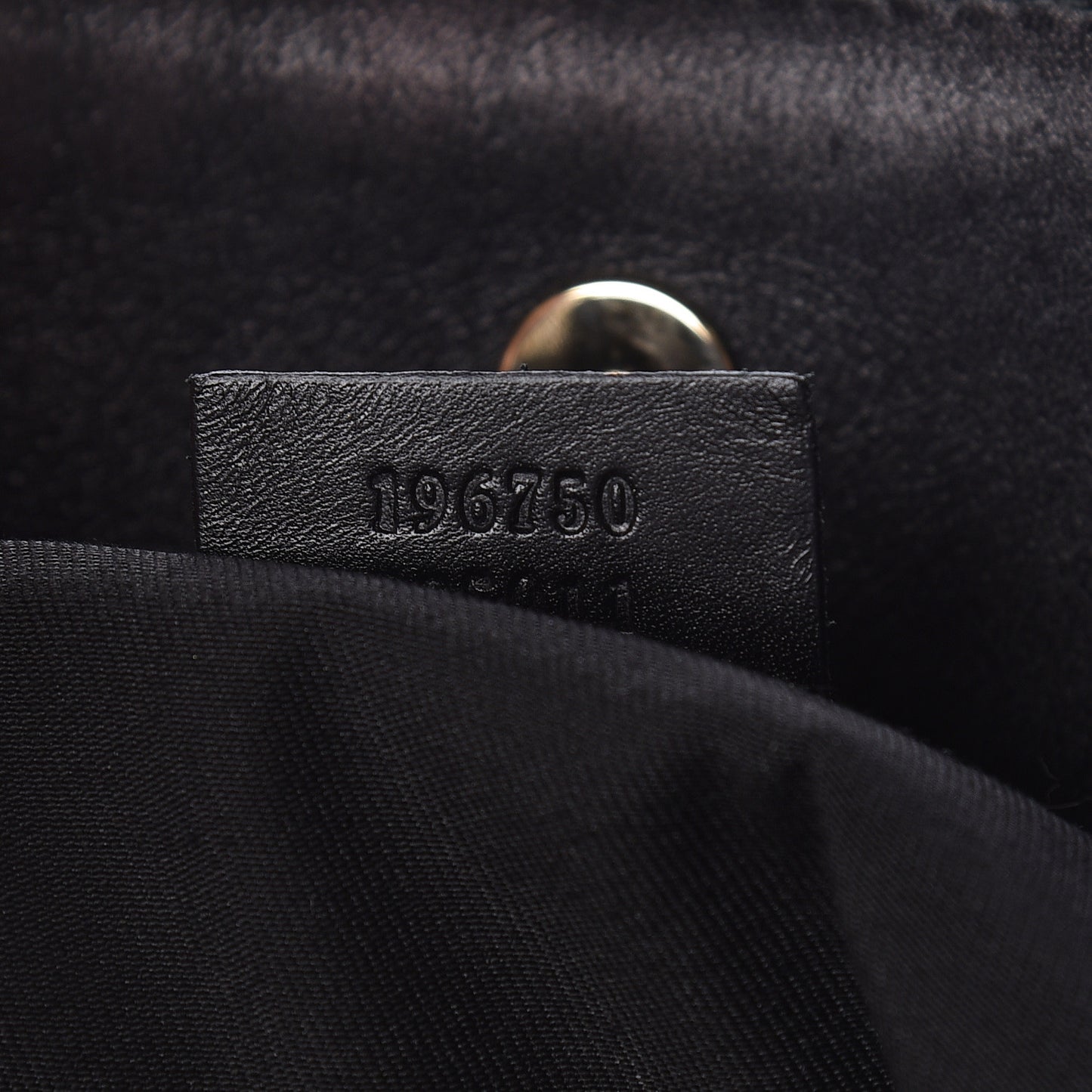 Denim Monogram Chain Bucket Tote Black