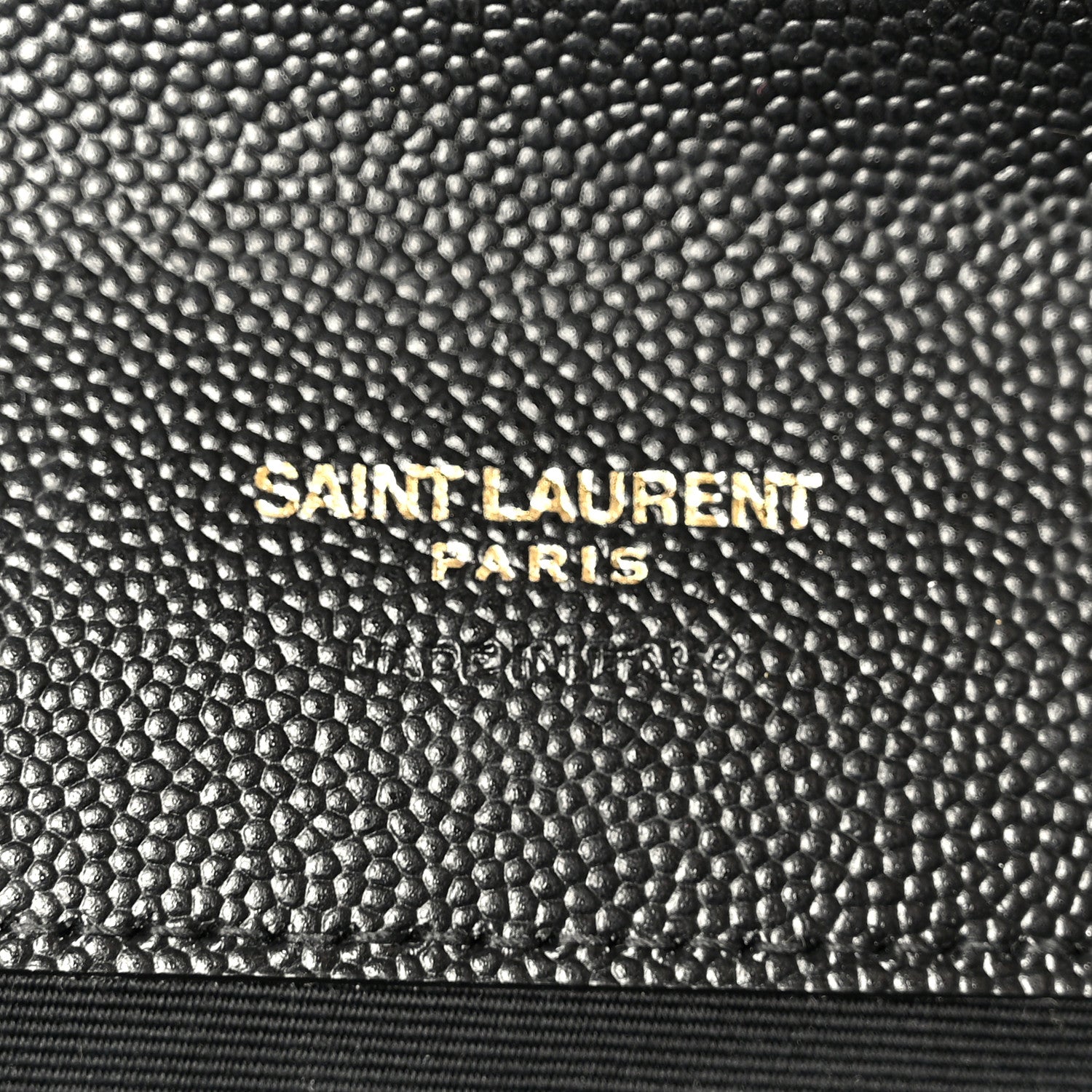 Saint Laurent Grain De Poudre Textured Mixed Matelasse Triquilt Monogram Clutch Black 6 of 9