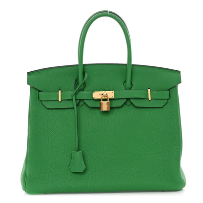 Hermes Togo Birkin 35 Bambou 1 of 12