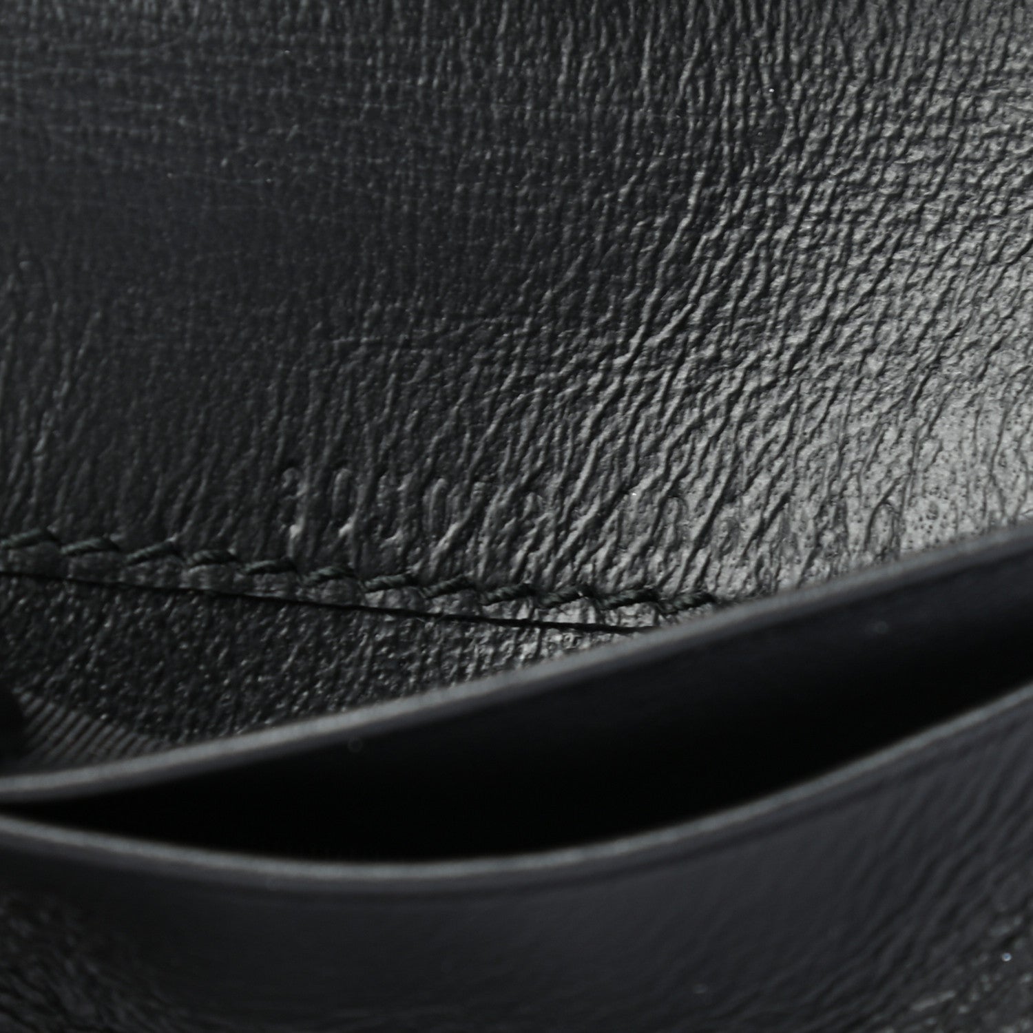 Alexander McQueen Grained Calfskin Skull Card Holder Black 7 of 7
