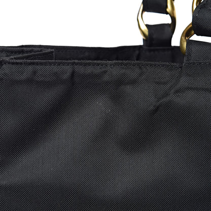 Chanel Canvas Chain Jumbo CC Tote Black 9 of 13