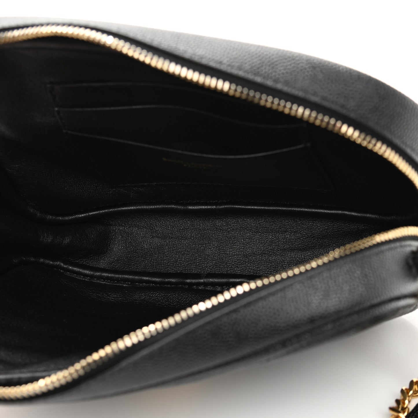 Grain De Poudre Matelasse Monogram Mini Lou Camera Bag Black