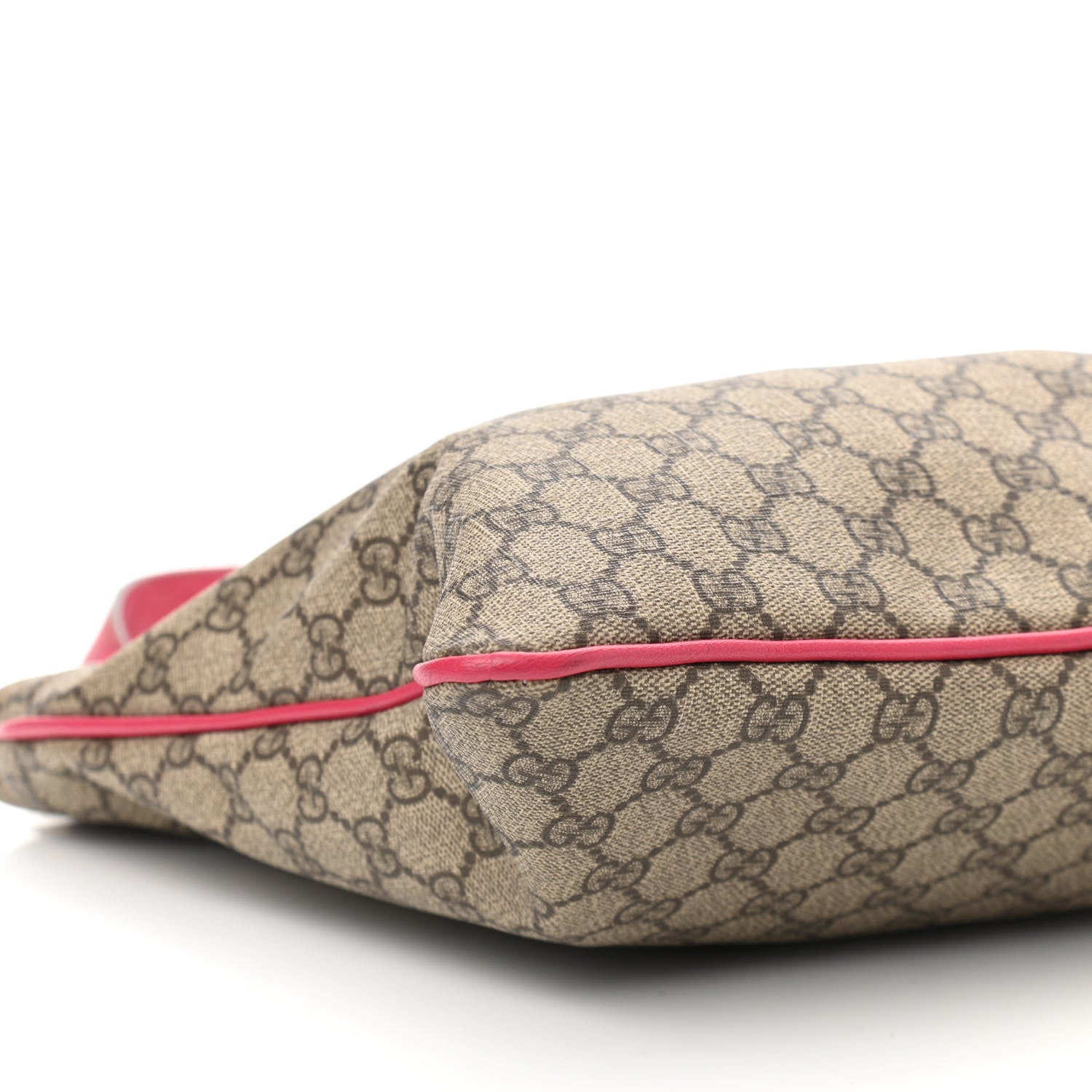 Gucci GG Supreme Monogram Medium Flat Messenger Bag Pink 13 of 14