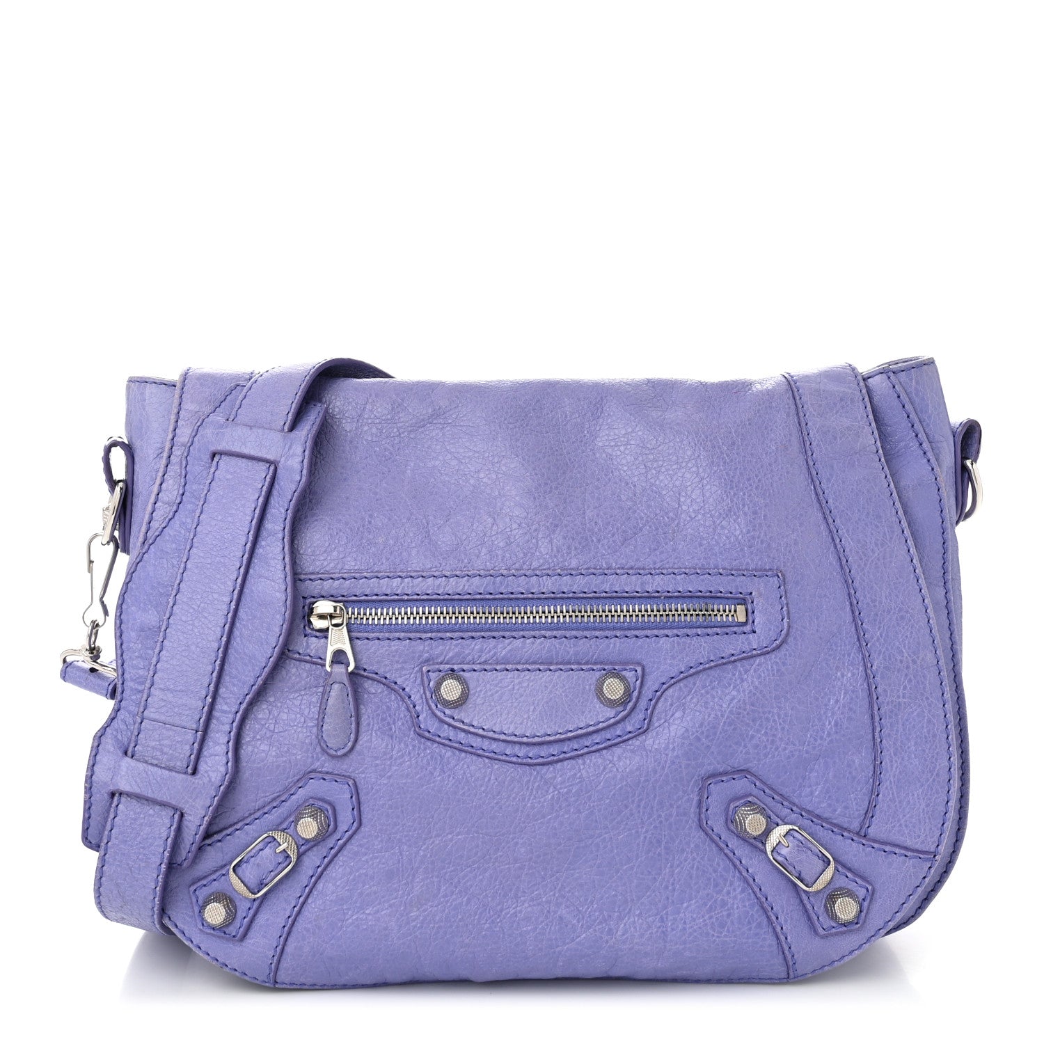 Balenciaga Agneau Giant 12 Silver Hardware Neo Folk Messenger Mauve 1 of 12