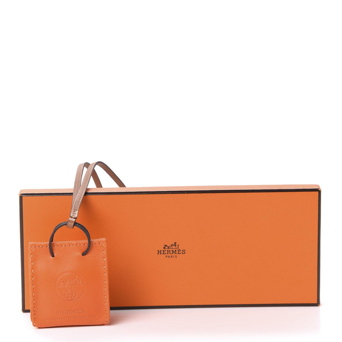 Milo Lambskin Swift Shopping Bag Charm Feu Gold