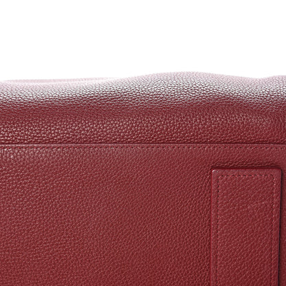 Saint Laurent Grained Calfskin Small Supple Sac De Jour Dark Pallisandre 12 of 18