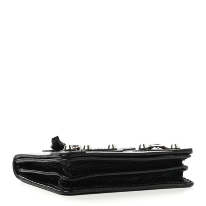 Balenciaga Agneau Classic Silver Hardware Card Case Black 4 of 8