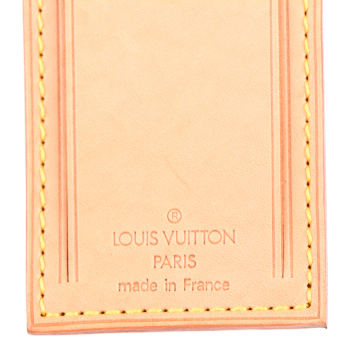 Louis Vuitton Vachetta Luggage Tag 3 of 4