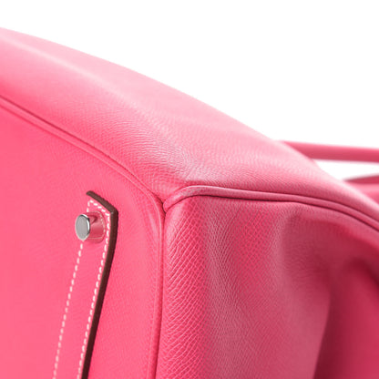 Hermes Epsom Candy Birkin 35 Rose Tyrien Rubis 11 of 33