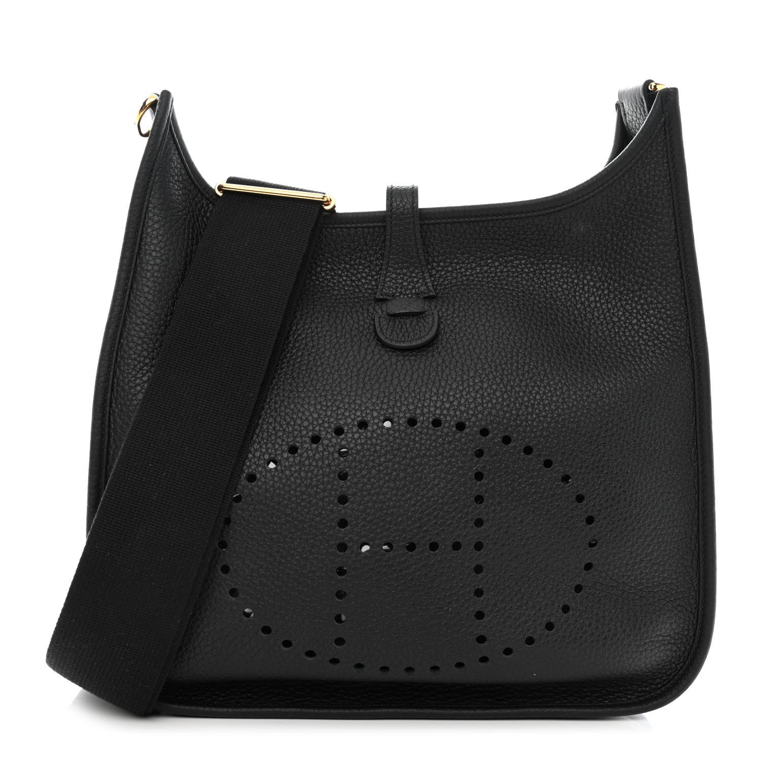 Hermes Taurillon Clemence Evelyne III GM Black 1 of 11