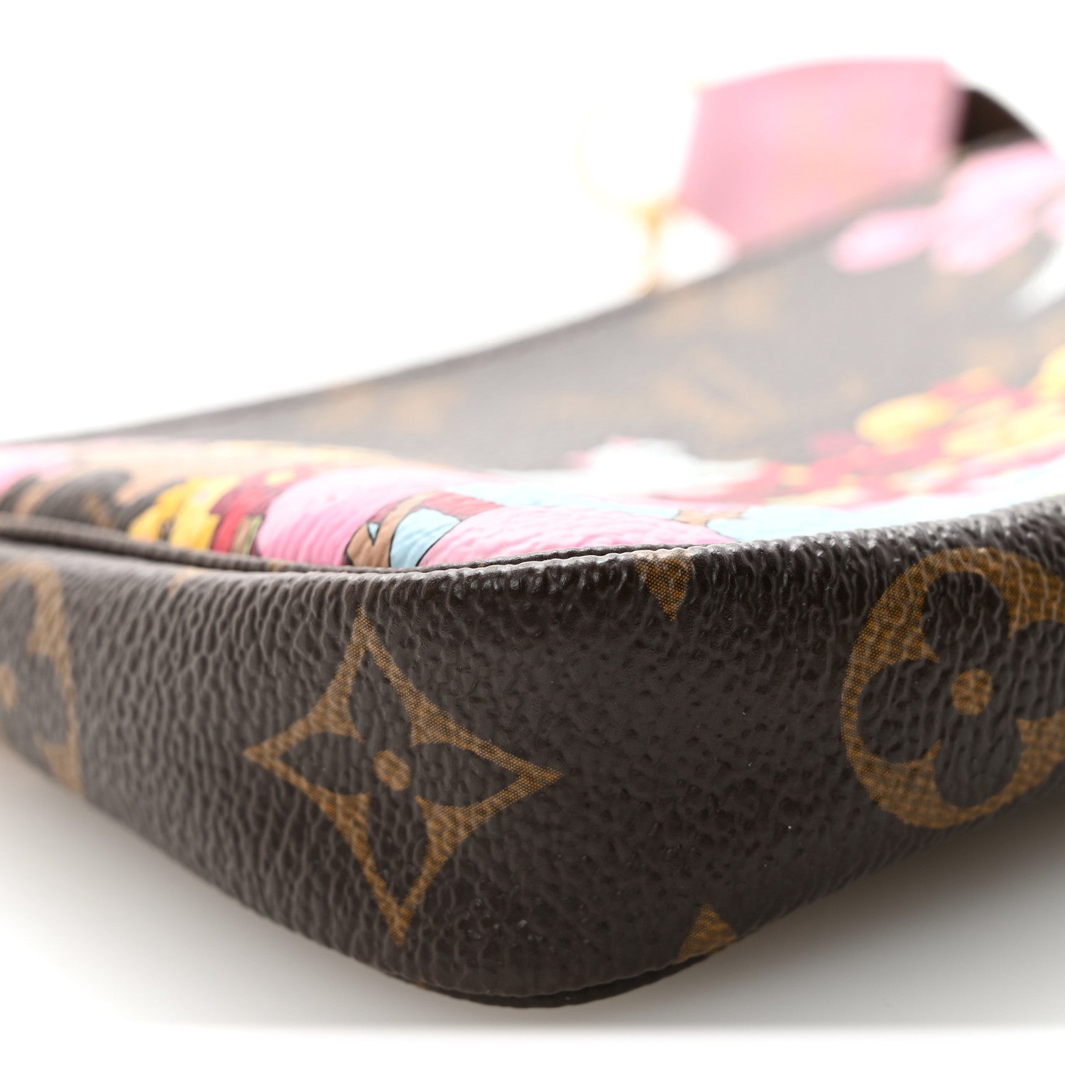 Louis Vuitton Monogram 2021 Christmas Animation Japanese Garden Mini Pochette Accessories Wisteria Pink 9 of 10