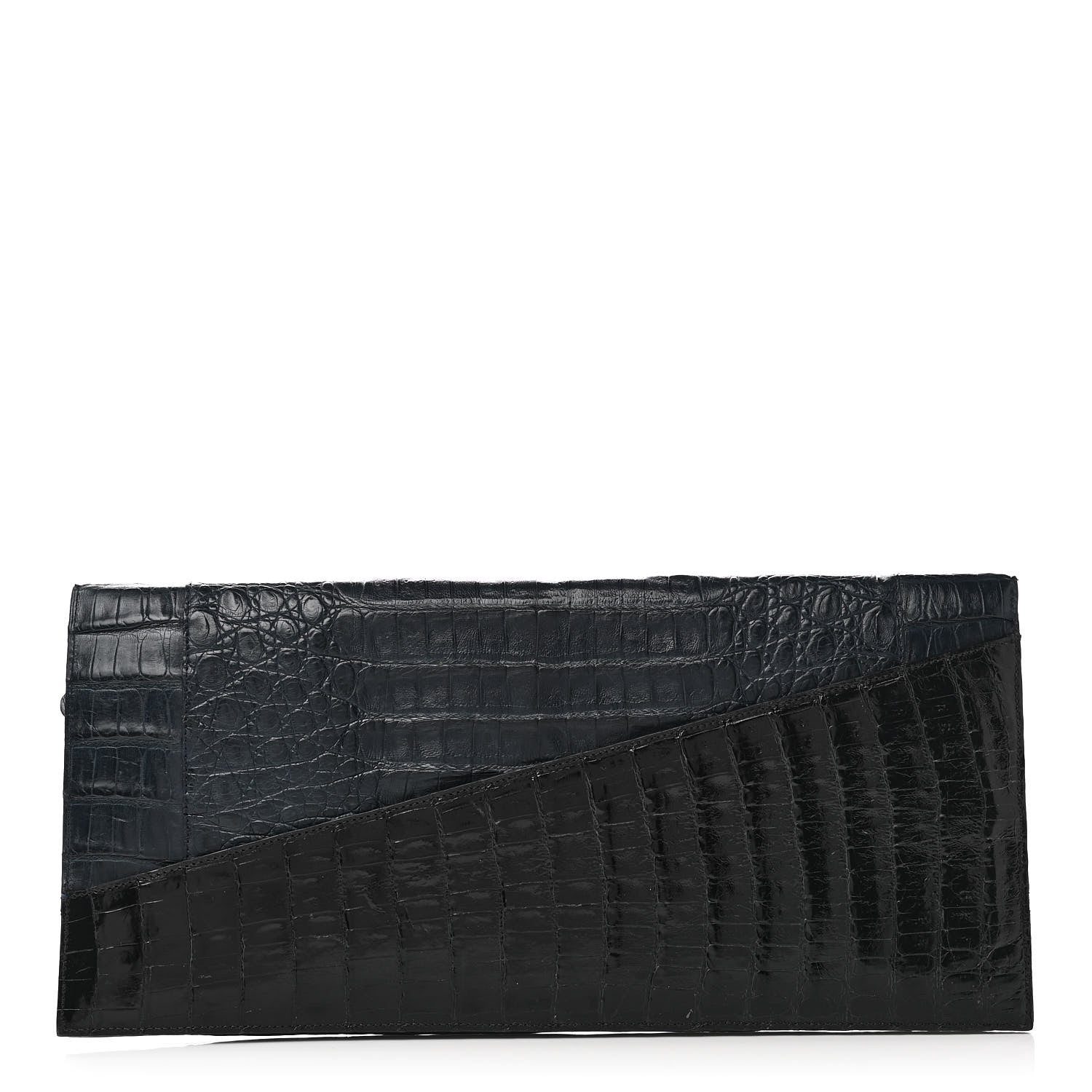 Nancy Gonzalez Crocodile Clutch Blue 1 of 9