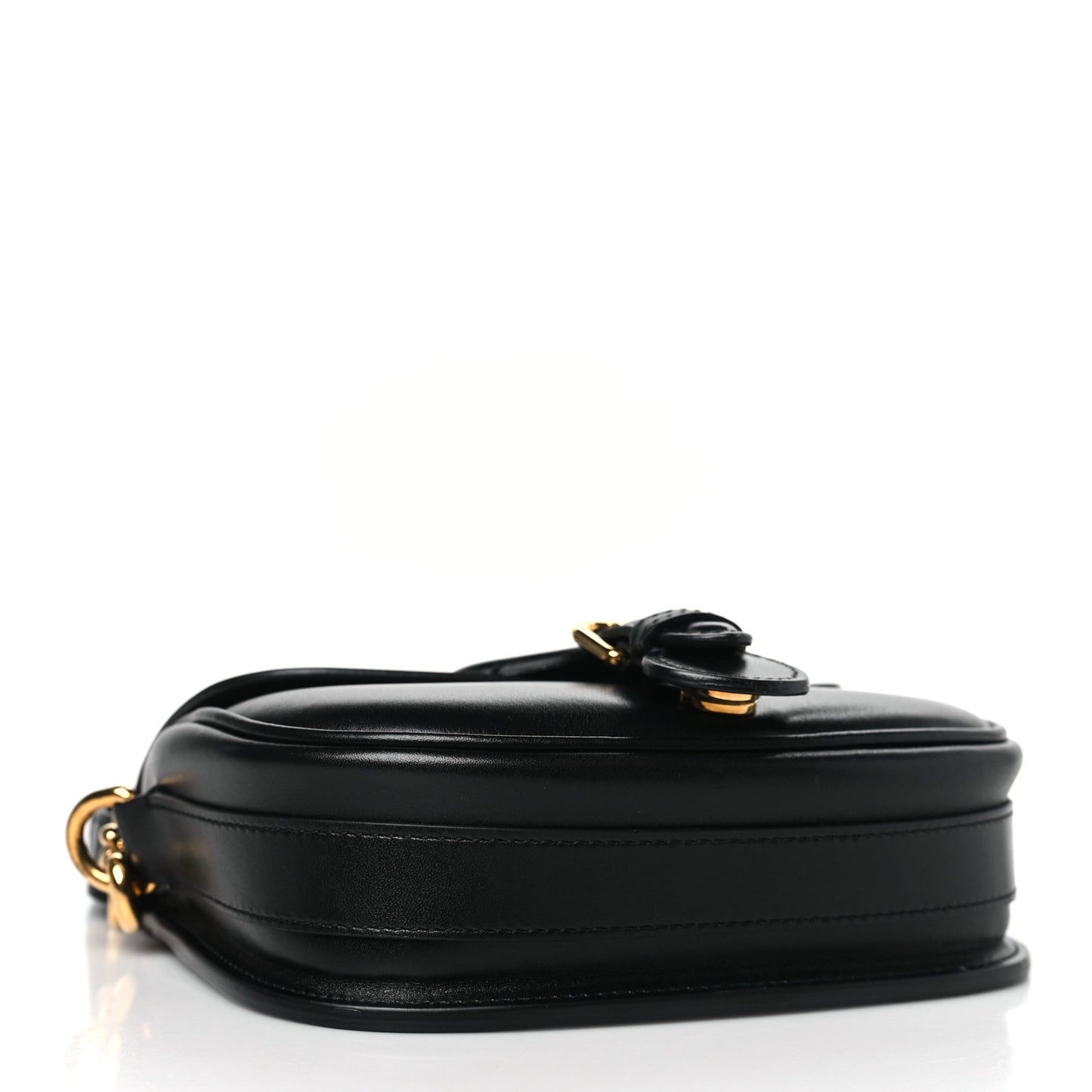 Box Calfskin Small Bobby Flap Black