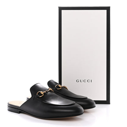 Gucci Calfskin Womens Princetown Slippers 37 Black 14 of 14