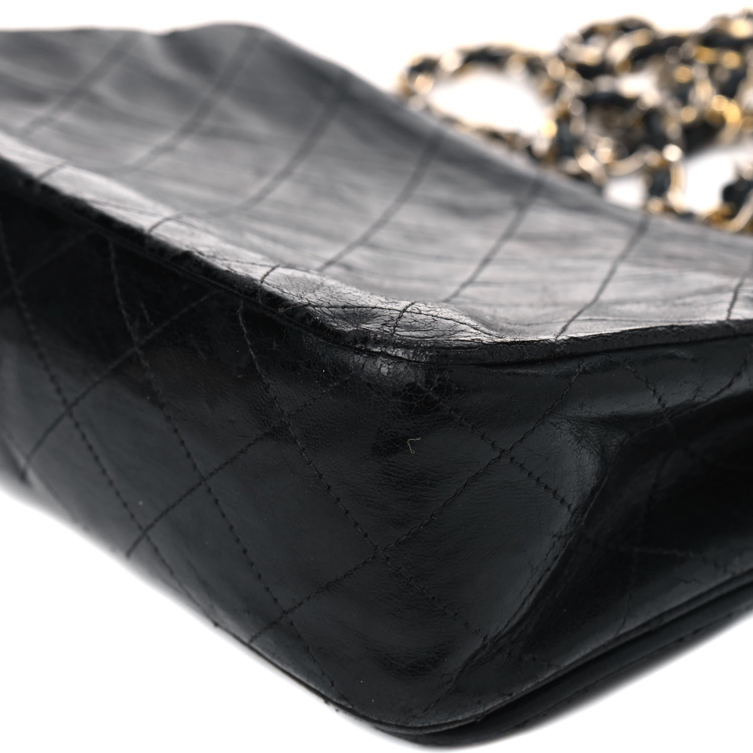Chanel Lambskin Quilted Small Single Flap Black 10 of 14