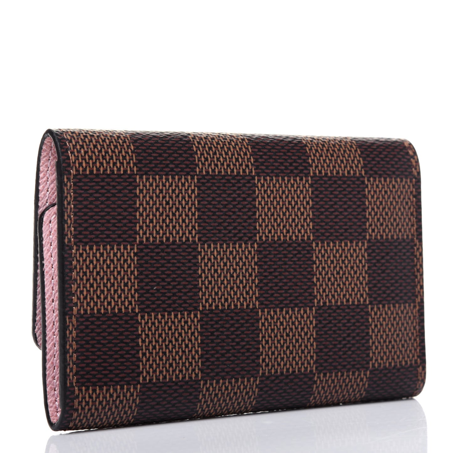 Damier Ebene Multicles 6 Key Holder Rose Ballerine