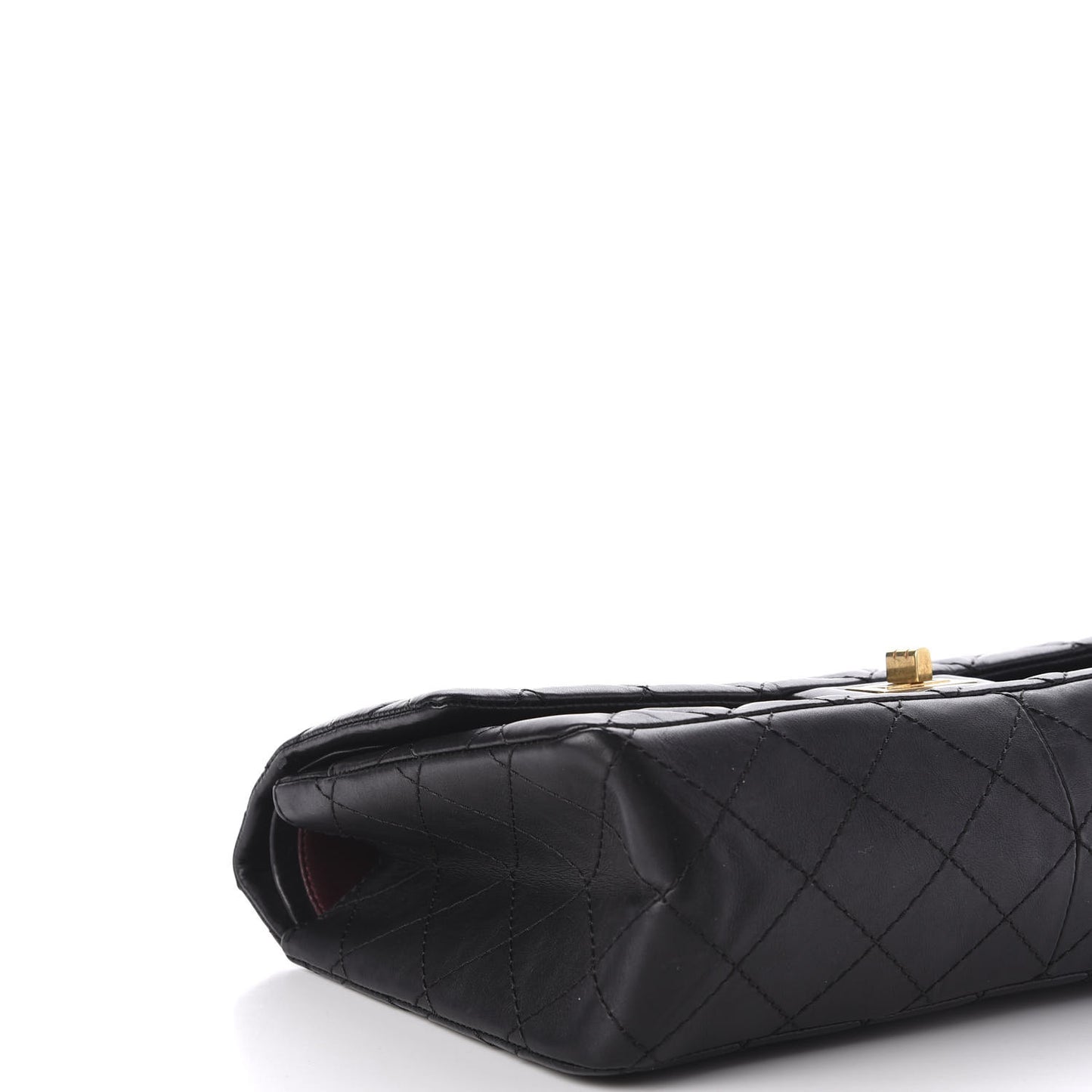 Aged Calfskin Quilted 2.55 Reissue 226 Flap Black