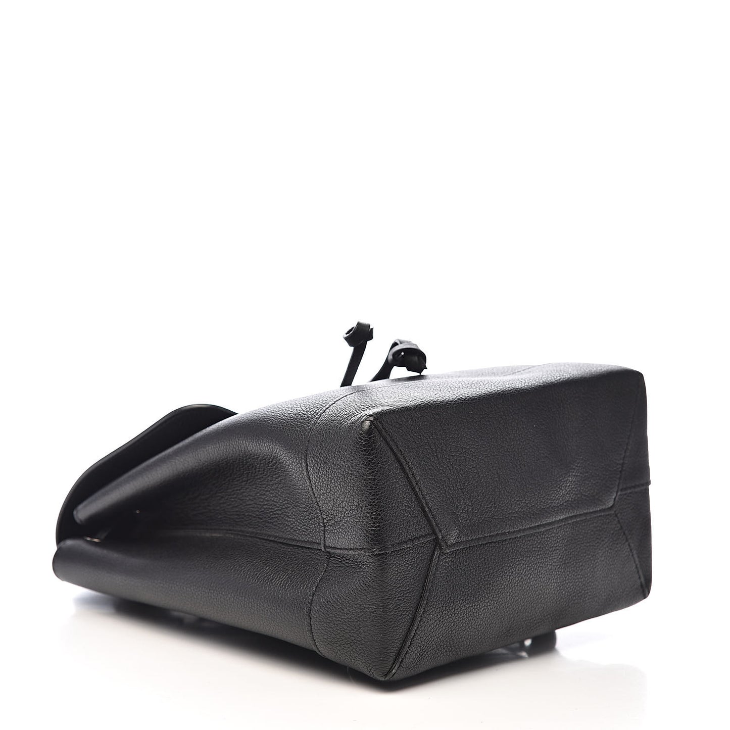 Calfskin Lockme Backpack Black