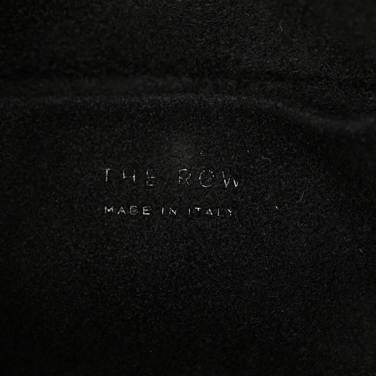 The Row Waxed Calfskin Sally Bag Black 6 of 9