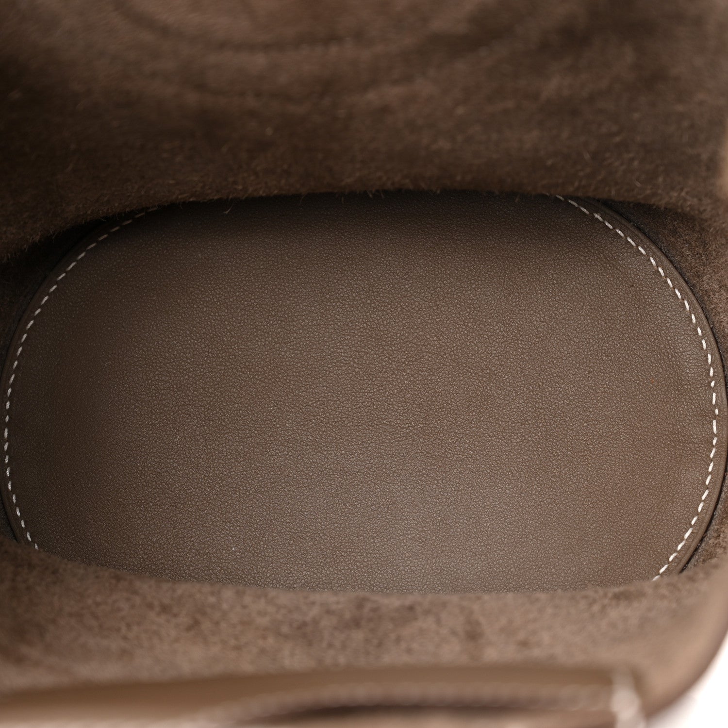 Hermes Taurillon Clemence Swift In-The-Loop 18 Bag Etoupe 5 of 11