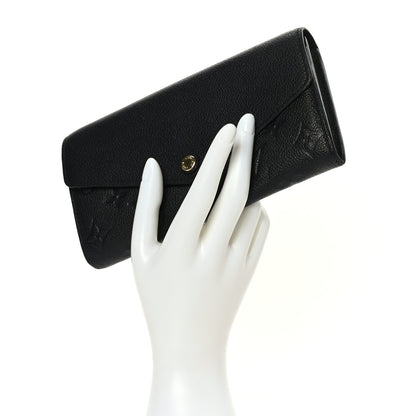 Louis Vuitton Empreinte Sarah Wallet NM Black 2 of 9