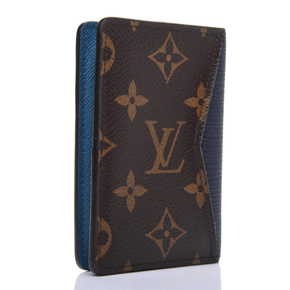 Louis Vuitton Epi Monogram Patchwork Pocket Organizer NM Indigo 3 of 16