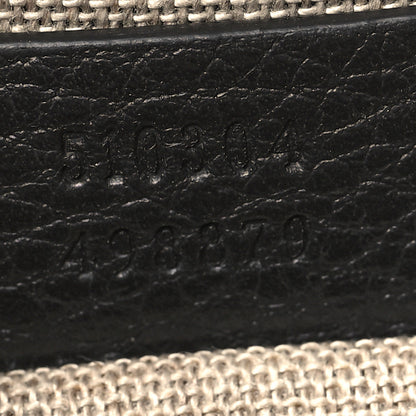 Gucci Dollar Calfskin Small Interlocking G Shoulder Bag Black 8 of 11