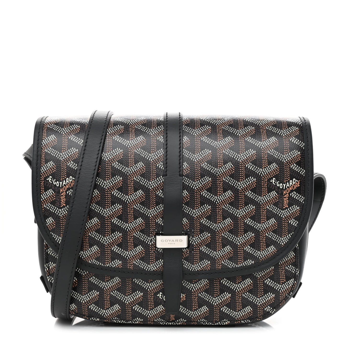 Goyardine Belvedere II PM Messenger Bag Black